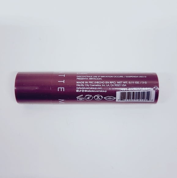 ⭐4/$15 Italia Deluxe Mousse Matte Lipstick Maroon - Picture 6 of 8
